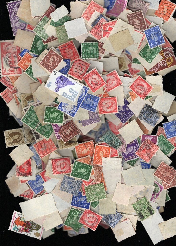 Lot de plusieurs centaines de timbres britanniques, Envoi