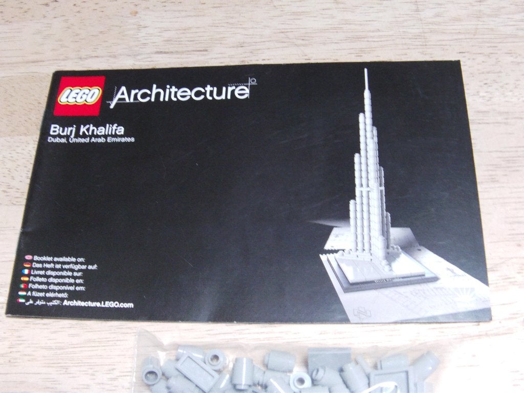lego, Architecture : Burj Khalifa 21008, année 2011, Enlèvement ou Envoi, Lego, Ensemble complet, Instructions incluses
