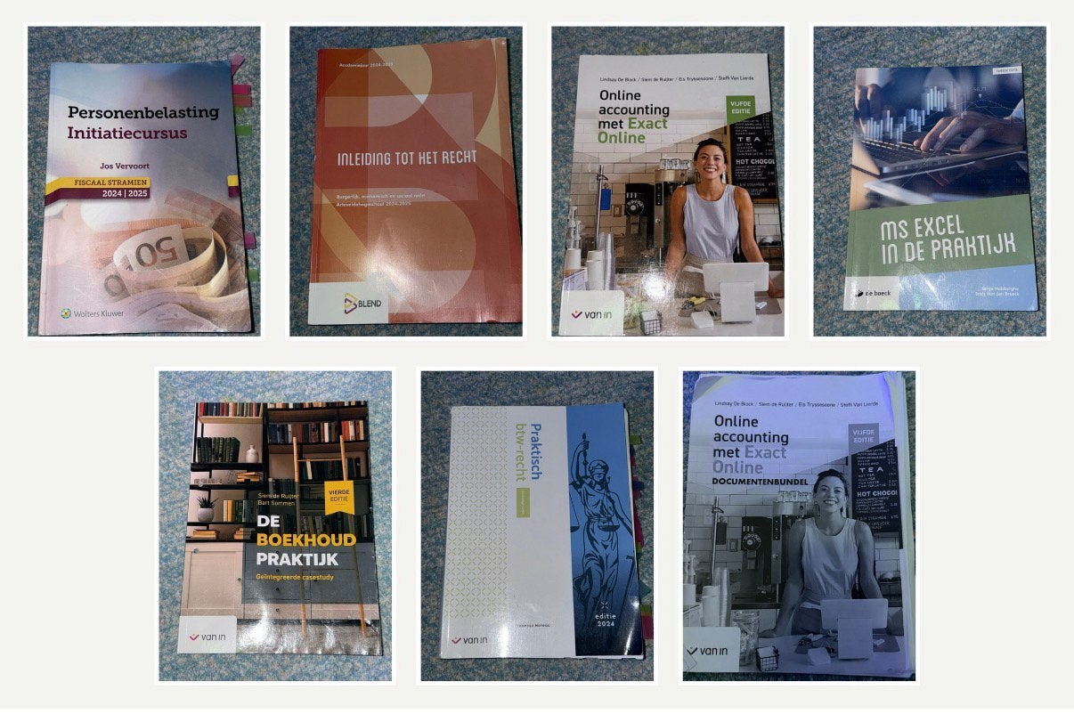 Studieboeken Graduaat Accounting Administration, Boeken, Ophalen