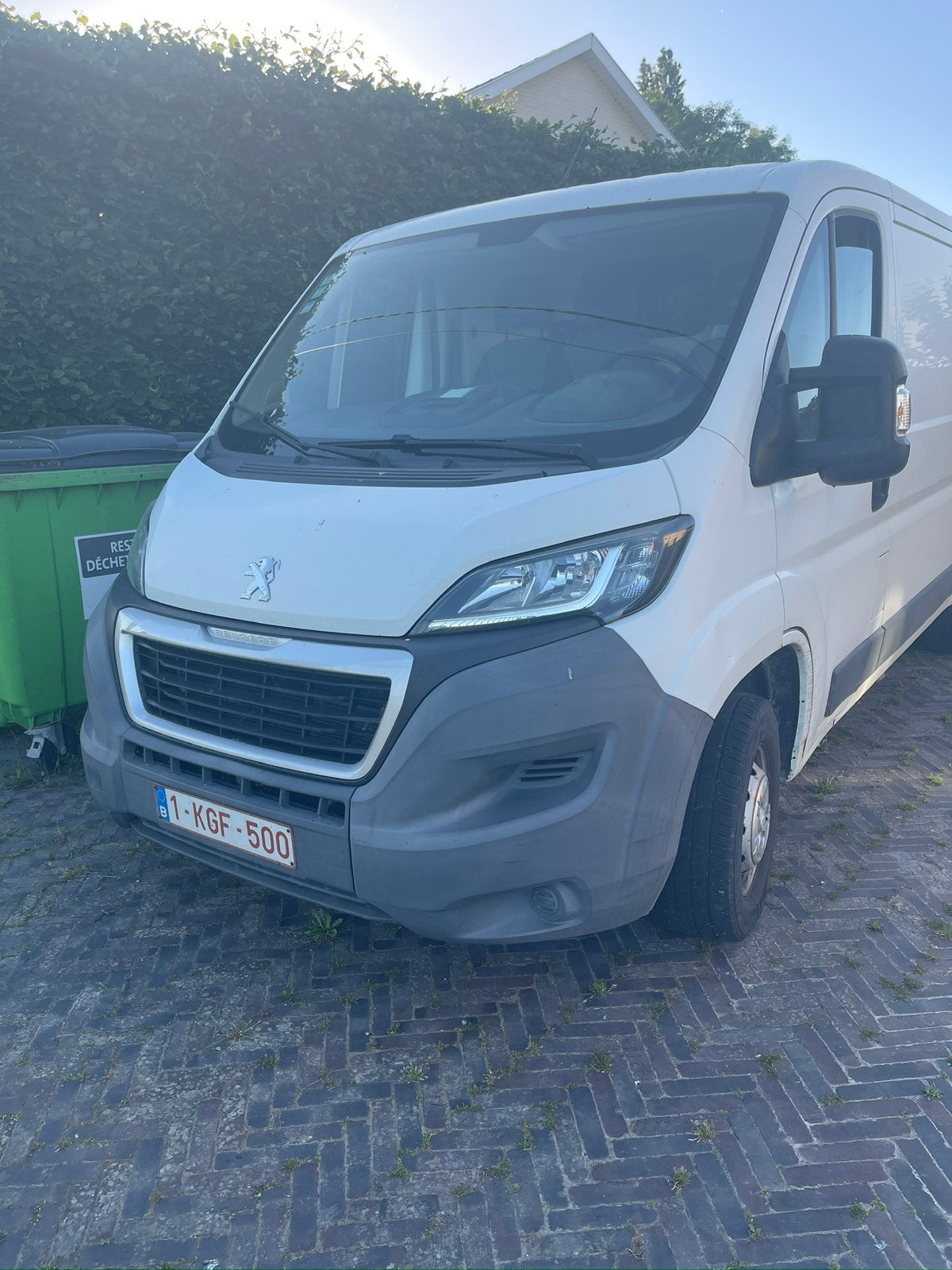 Camionette peugot boxer, Voorwielaandrijving, Stof, Wit, Particulier
