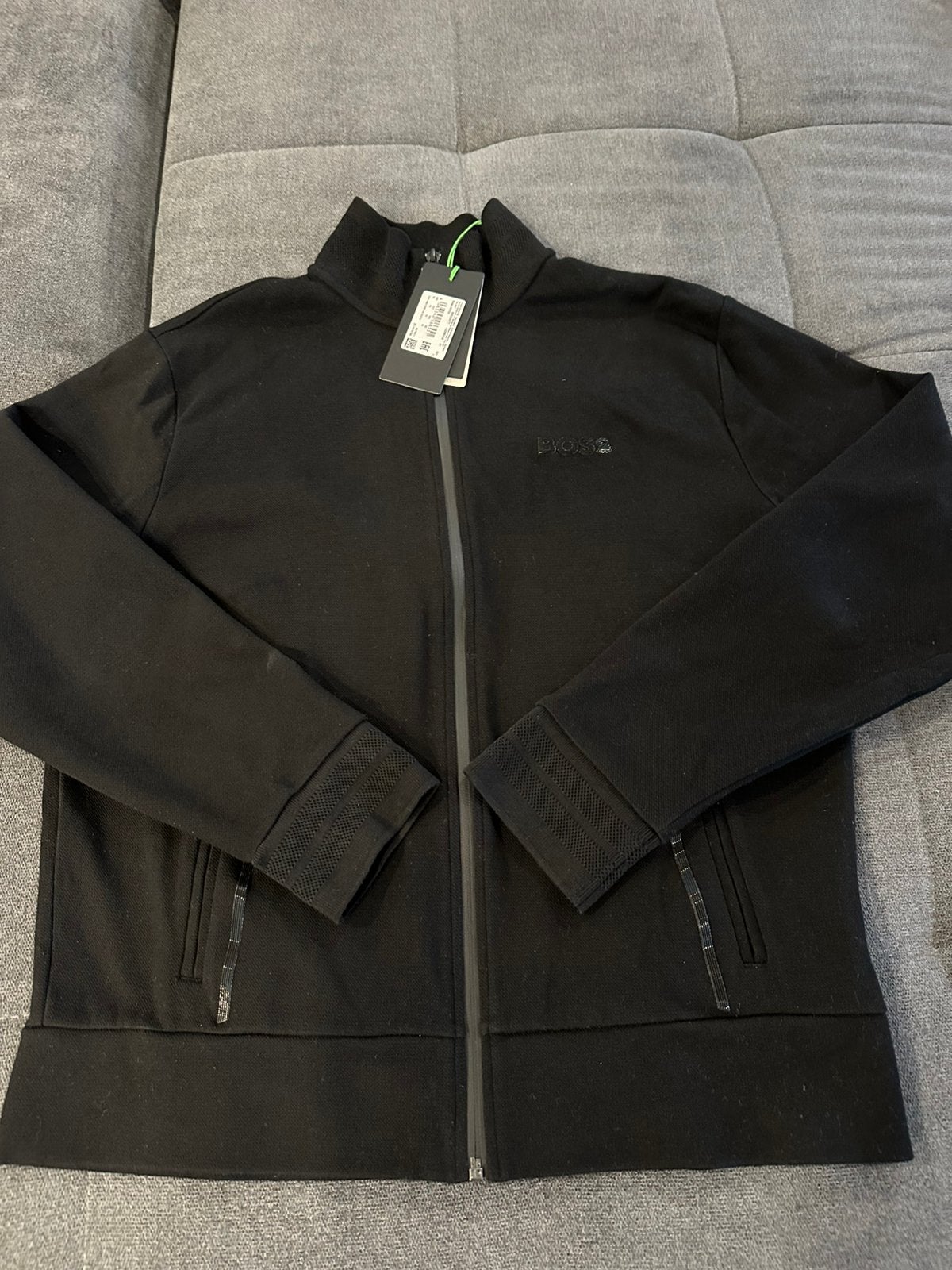 Te koop sweater met rits Hugo Boss, Ophalen of Verzenden, Nieuw, Maat 48/50 (M), Zwart