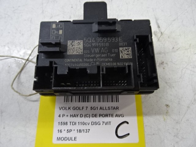 UNITE ELECTRONIQUE Volkswagen Golf VII (AUA) (5Q4959593E), Autos : Pièces & Accessoires, Utilisé, Volkswagen