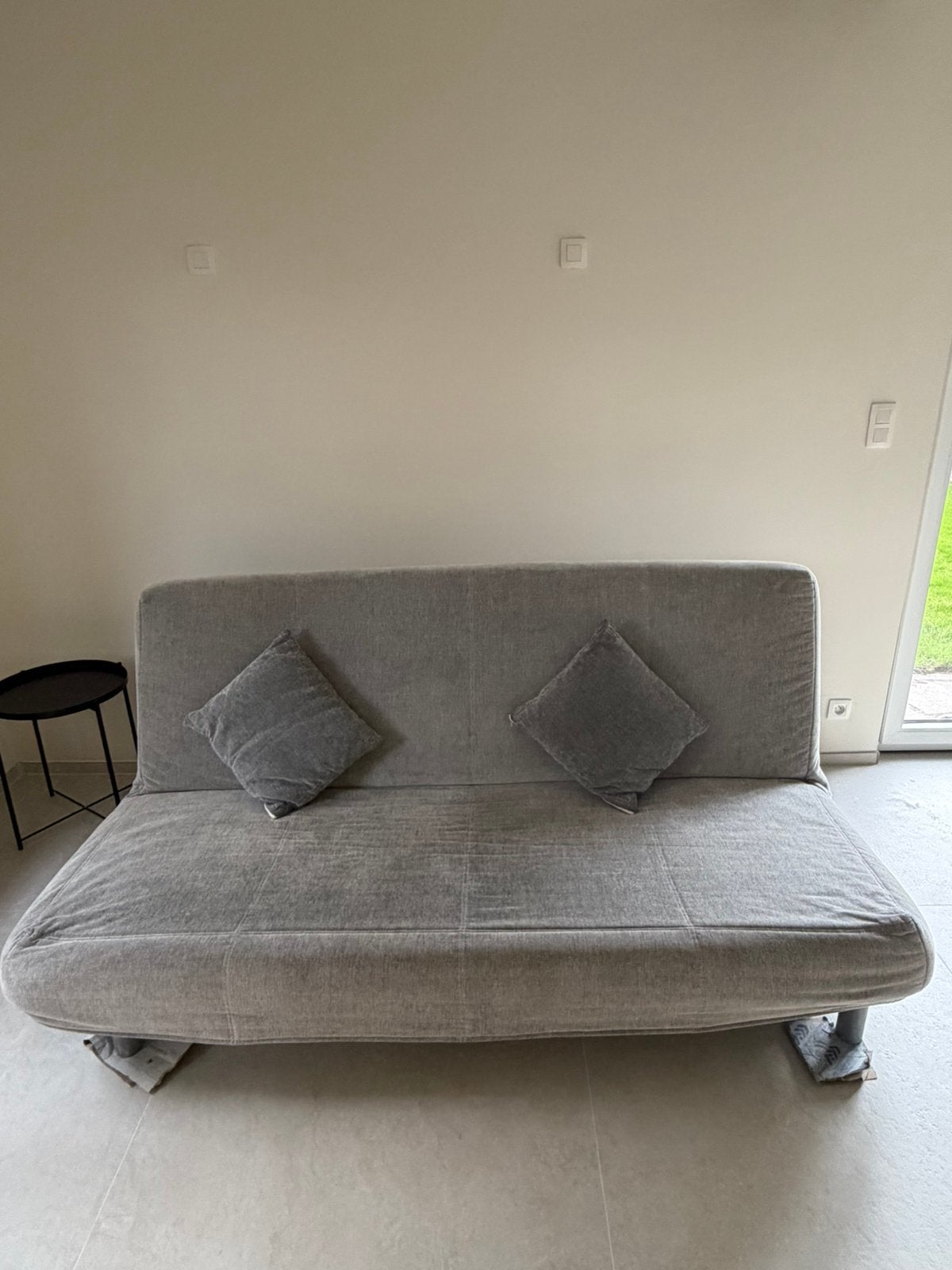 Canape Lit convertible clique claque IKEA, Maison & Meubles, Gris, Enlèvement, Utilisé, 180 cm