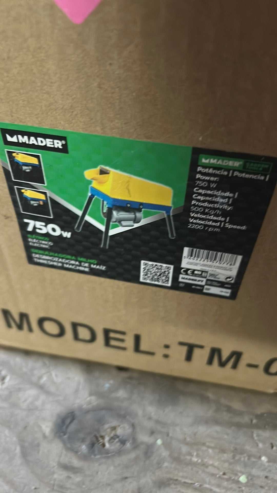 Mais kolven machine, Zakelijke goederen, Ophalen