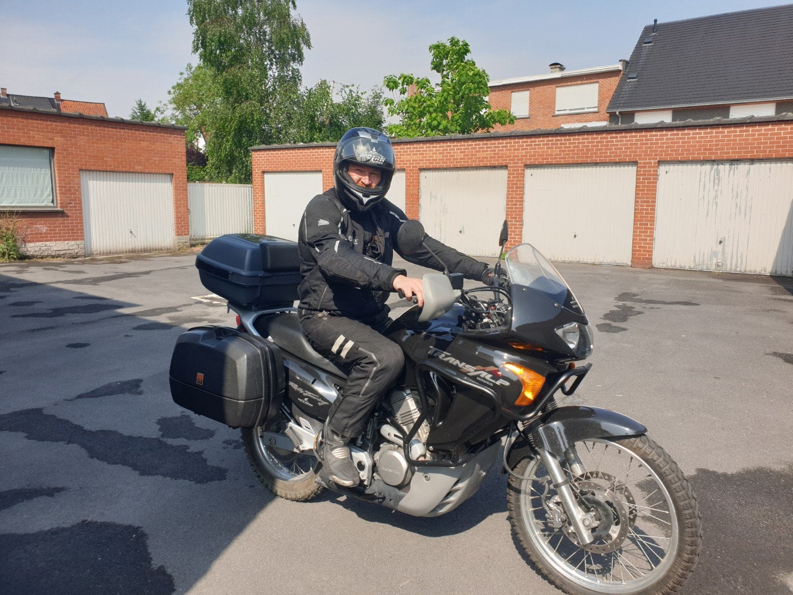 HONDA TRANSALP Zwart 650cc, Particulier, Gebruikt