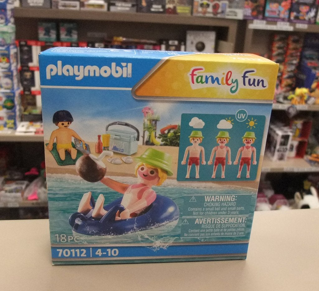 Badgast met Zwemband Playmobil 70112 nieuw, Neuf, Enlèvement ou Envoi, Family fun, Kit complet