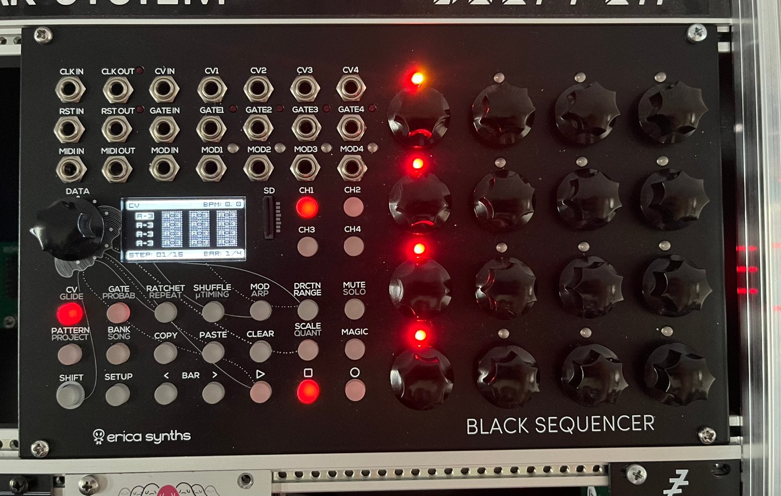 Erica Synths Black Sequencer, Ophalen of Verzenden, Zo goed als nieuw