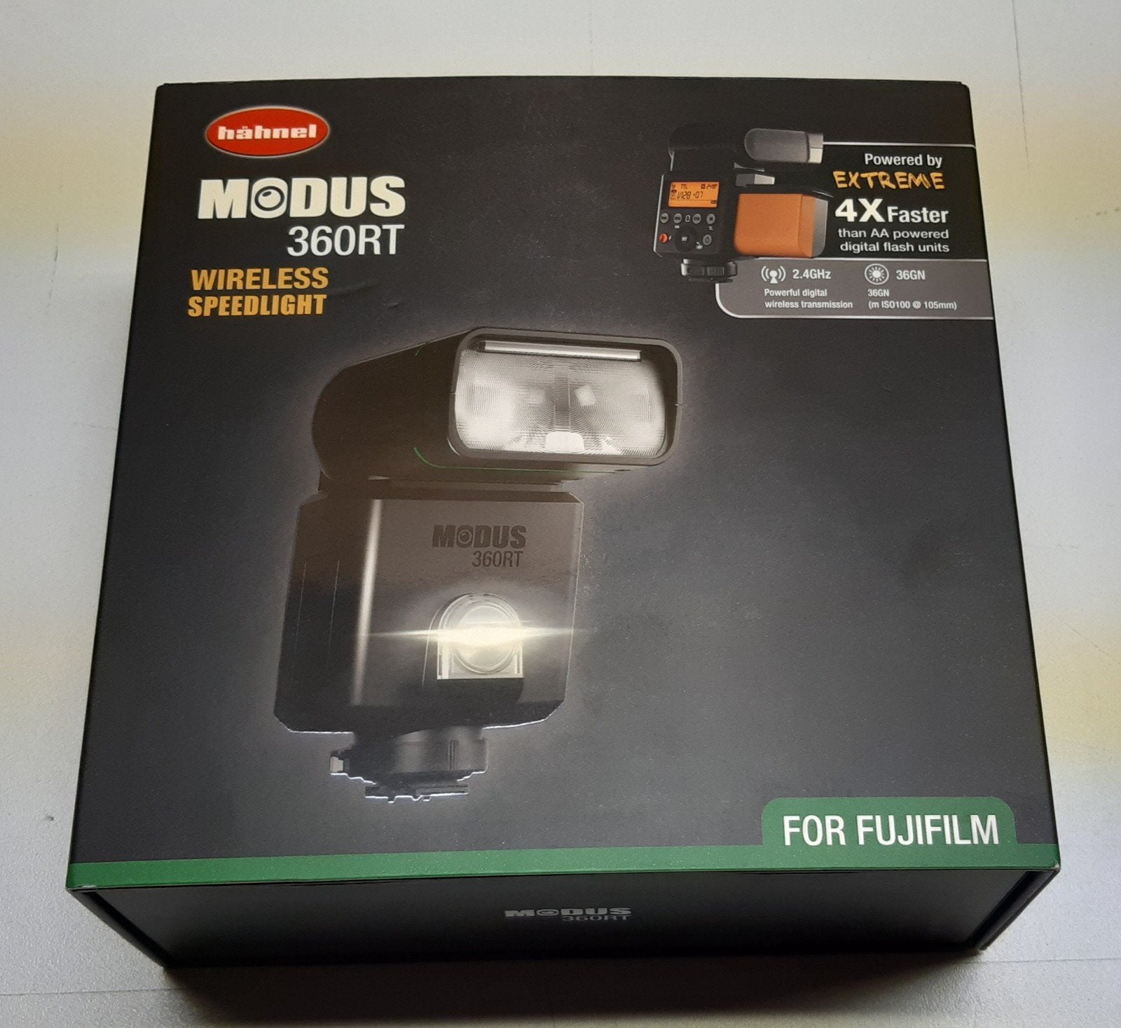 HANEL MODUS 360 T FLASH voor Fujinon, Audio, Tv en Foto, Foto | Flitsers, Ophalen, Fujifilm