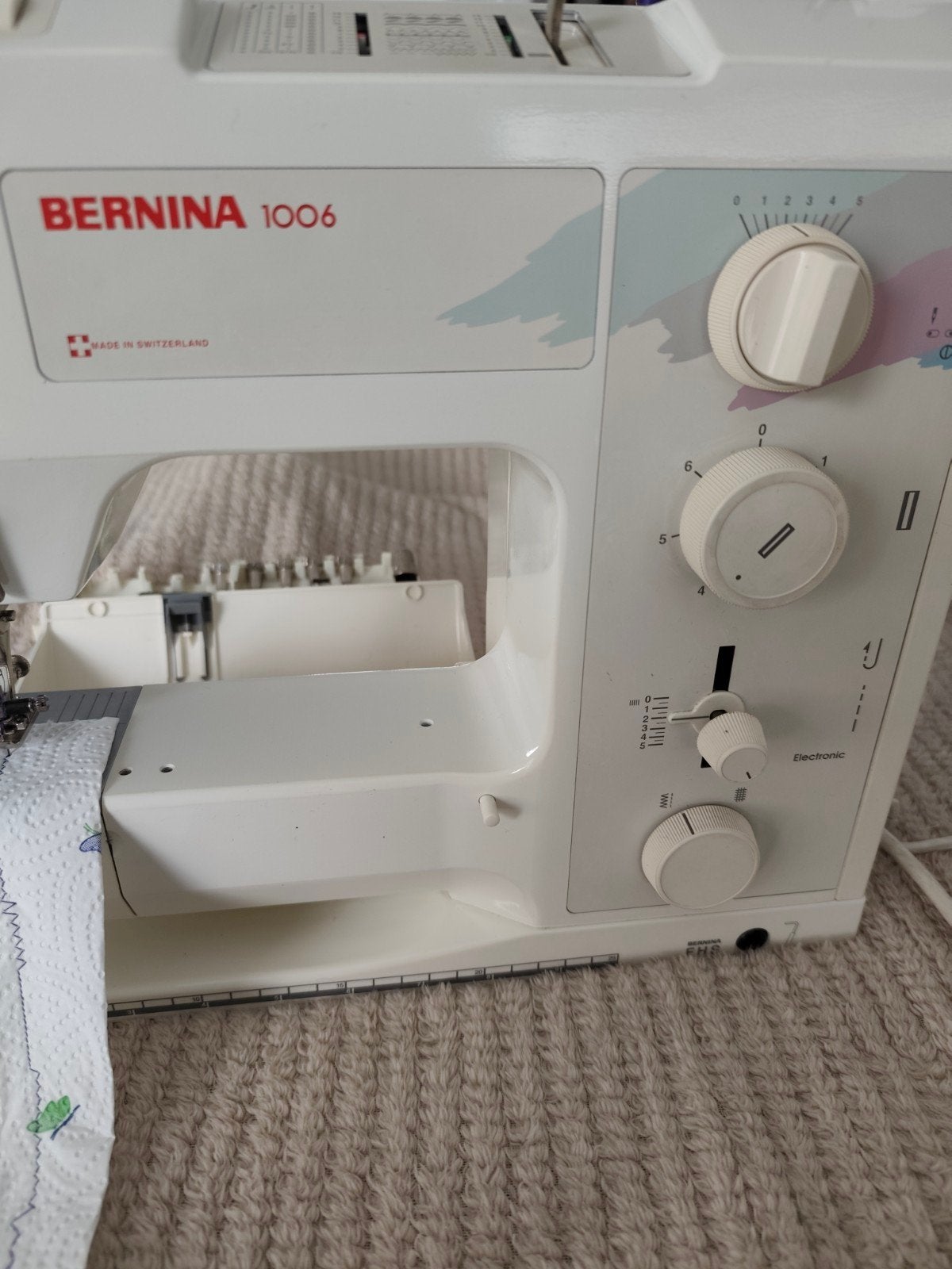 machine à coudre Bernina 1006, Ophalen, Bernina