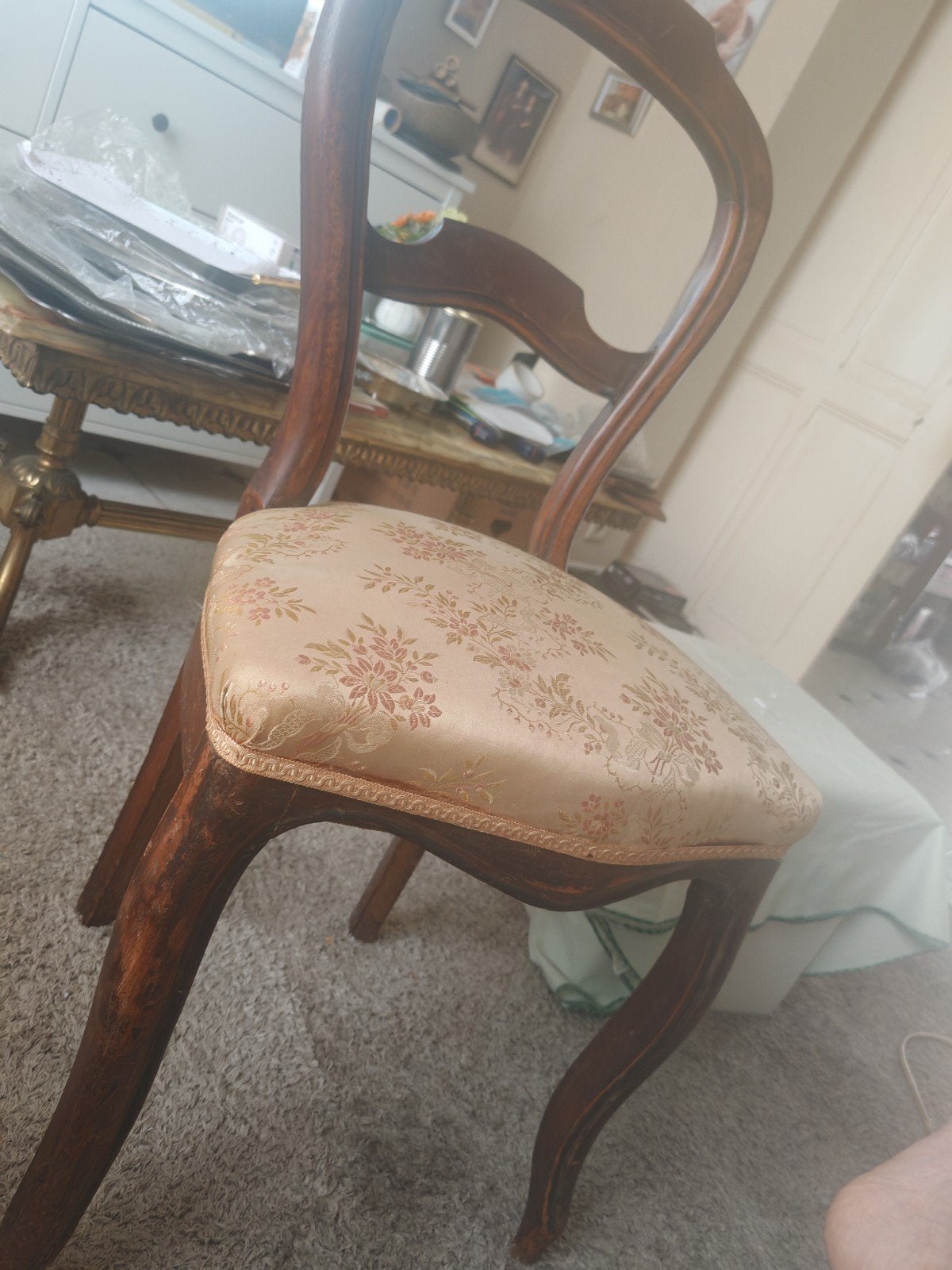 2 pcs Chaises ancienne style Louis-Philippe XIXe siècle, Antiquités & Art, Enlèvement