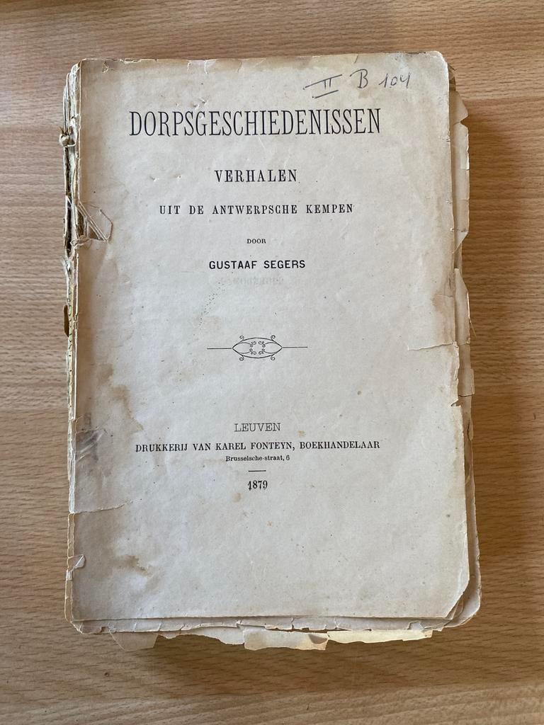 - dorpsgeschiedenissen - verhalen uit de antwerpse kempen, Antiek en Kunst, Ophalen