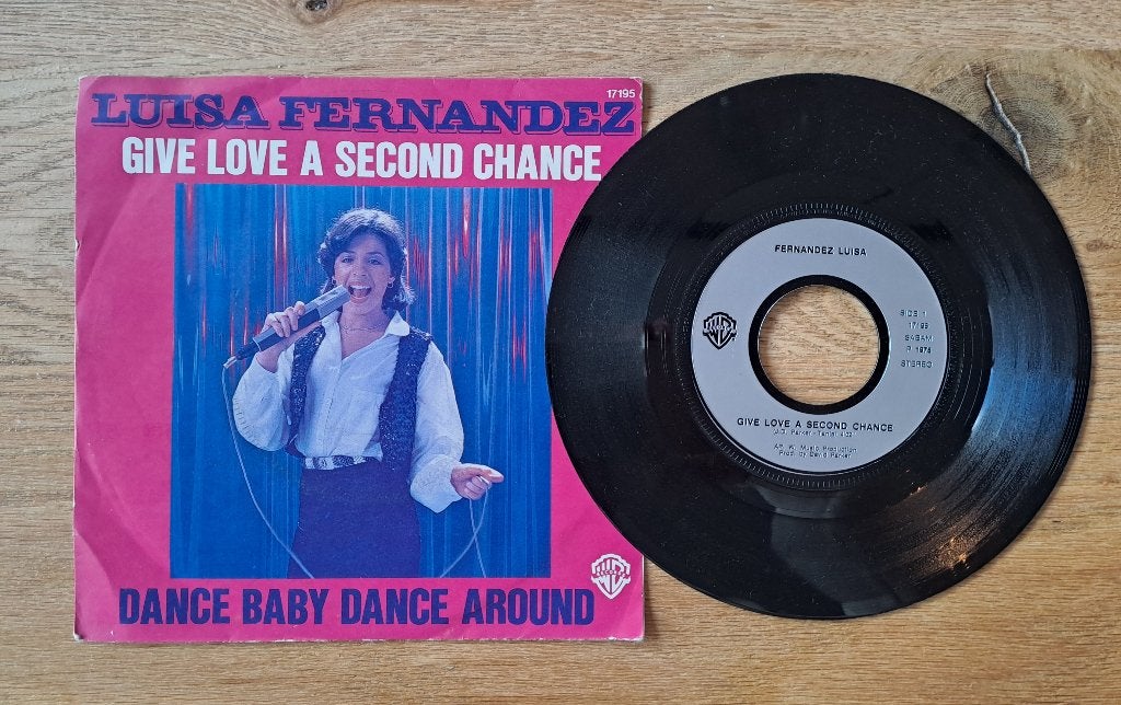 Luisa Fernandez - Give Love A Second Chance, Gebruikt, Originele persing, 7 inch, Ophalen of Verzenden