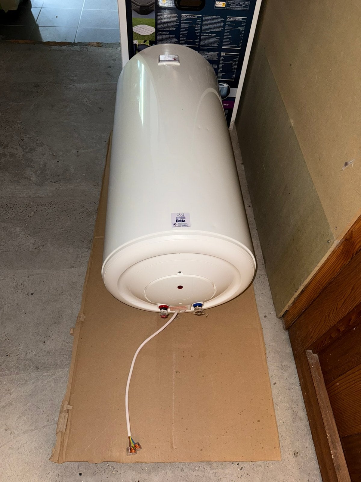 Boiler 100l - Delta 1500W, Ophalen, Zo goed als nieuw, Boiler