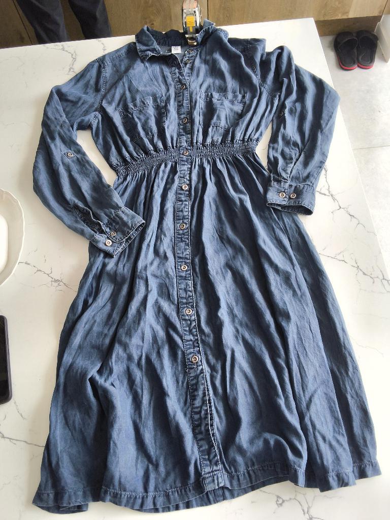Kleed, Kleding | Dames, Jurken, Ophalen, Zo goed als nieuw, Maat 42/44 (L), Blauw