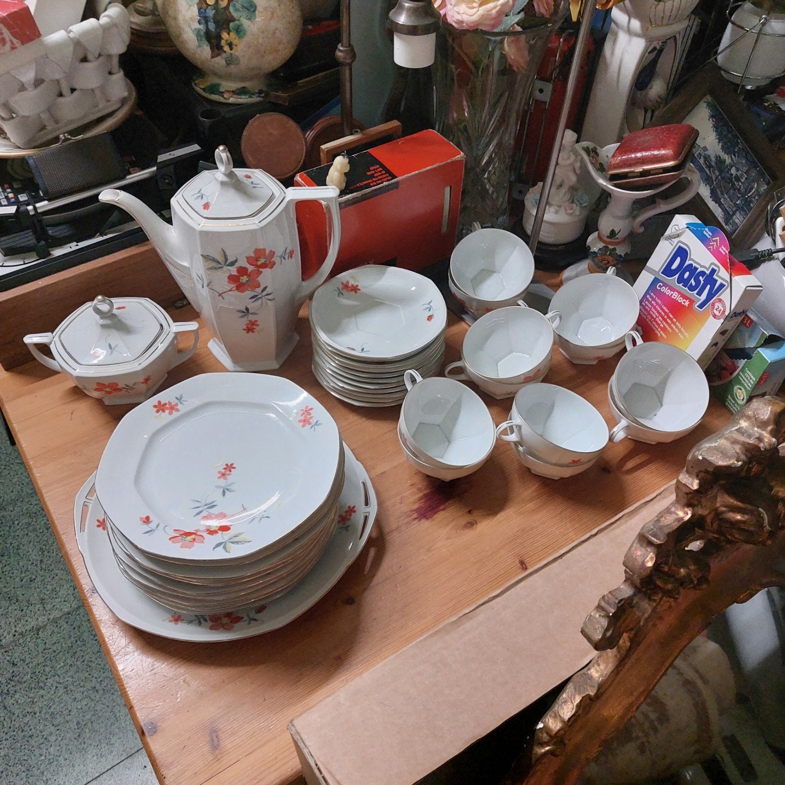servies niet kompleet, Ophalen