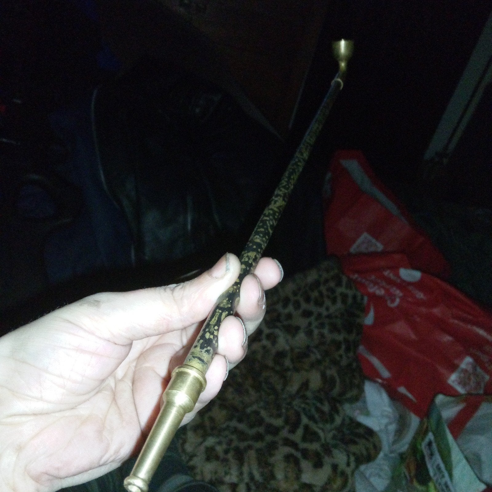 Chine Anno 1880 Le dragon bleu La splendeur de la pipe à opi, Fait main, Autres matériaux, Multicolore, Envoi