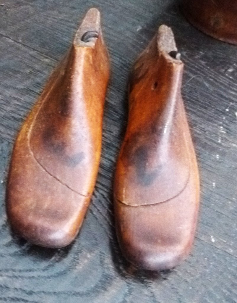 antieke schoenleest, Antiek en Kunst, Ophalen of Verzenden