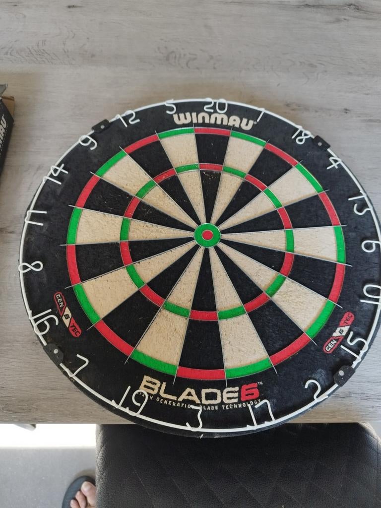 Dartbord met toebehoren, Sport en Fitness, Ophalen, Dartbord