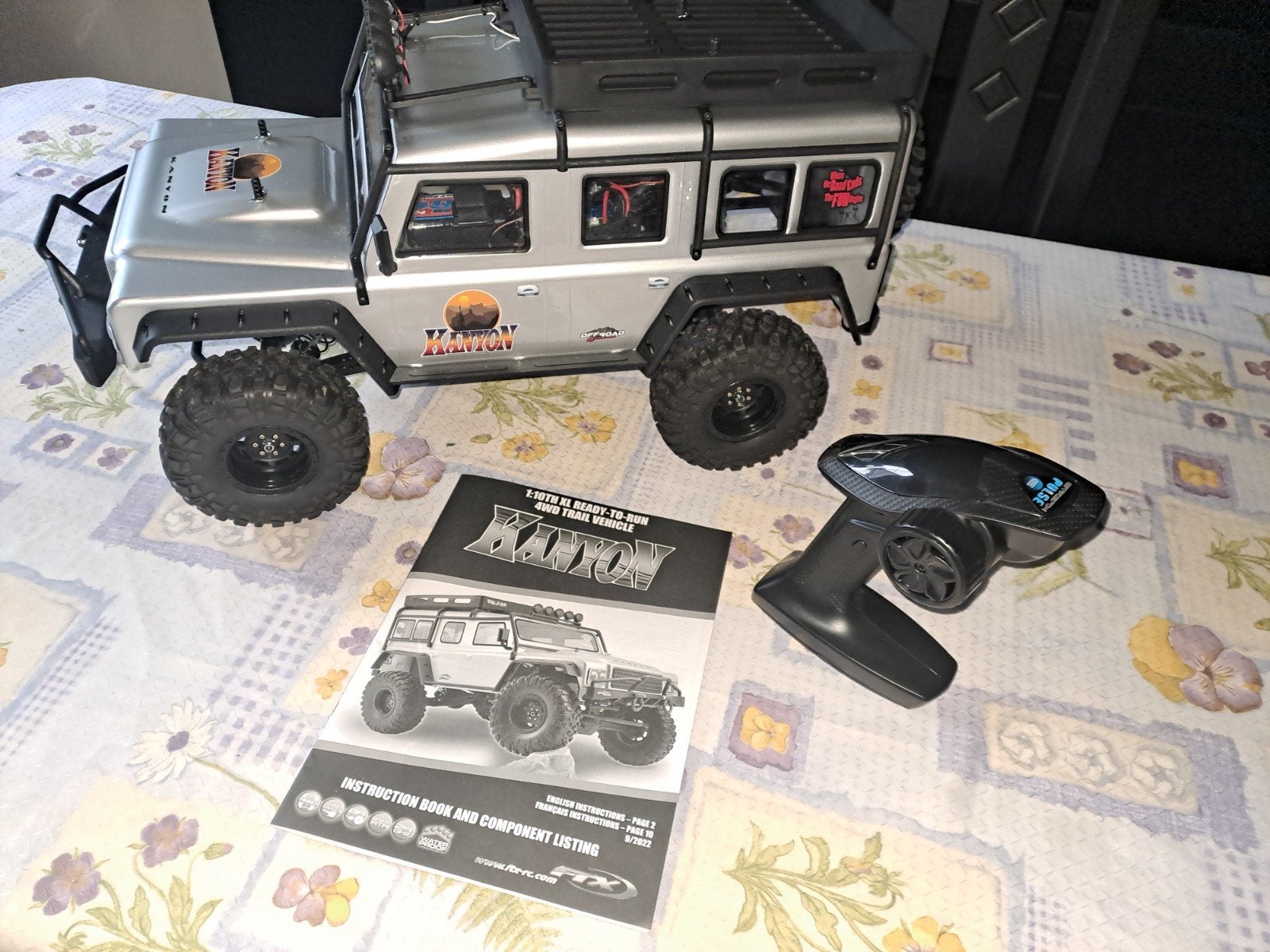 rc auto FTX Canyon 1/10, Enlèvement