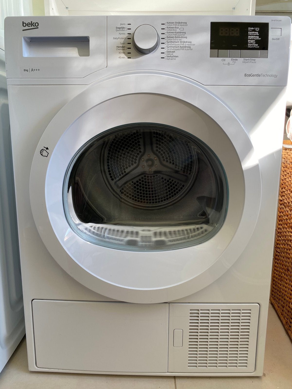Beko DH 8733 GA0 Warmtepompdroger 8kg A+++, Ophalen, Zo goed als nieuw