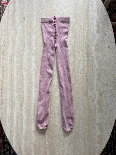 Roze broekkousen - maat 134, Kinderen en Baby's, Ophalen of Verzenden, Zo goed als nieuw, Meisje, Overige typen