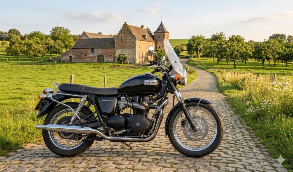 TRIUMPH BONNEVILLE BLACK EFI, Motoren, 2 cilinders, Occasion, Motorrijbewijs A, 900 cc