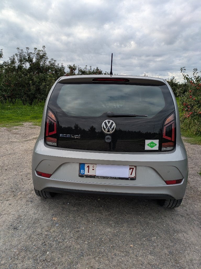 Volkswagen Up CNG 2018, Auto's, Voorwielaandrijving, 4 zetels, Stof, CNG (Aardgas)
