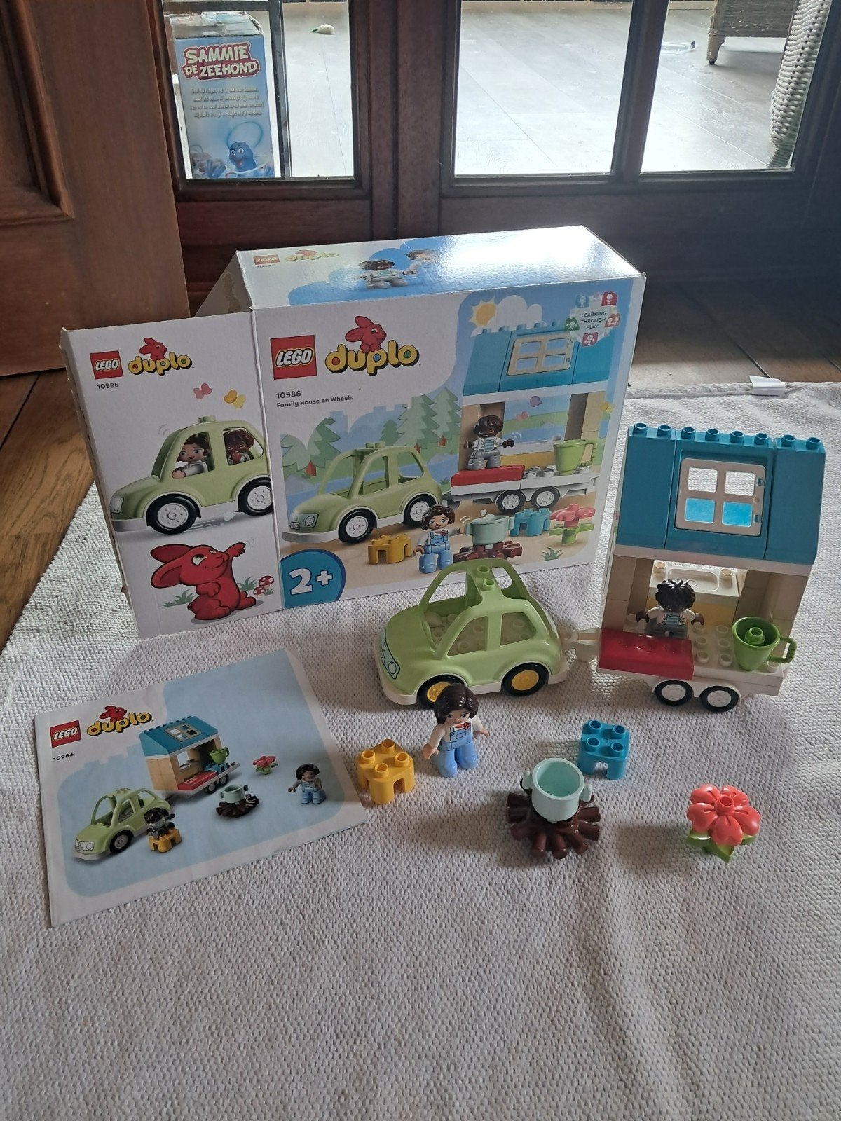 Duplo familie huis op wielen, Ophalen of Verzenden, Zo goed als nieuw, Inclusief instructies, Duplo