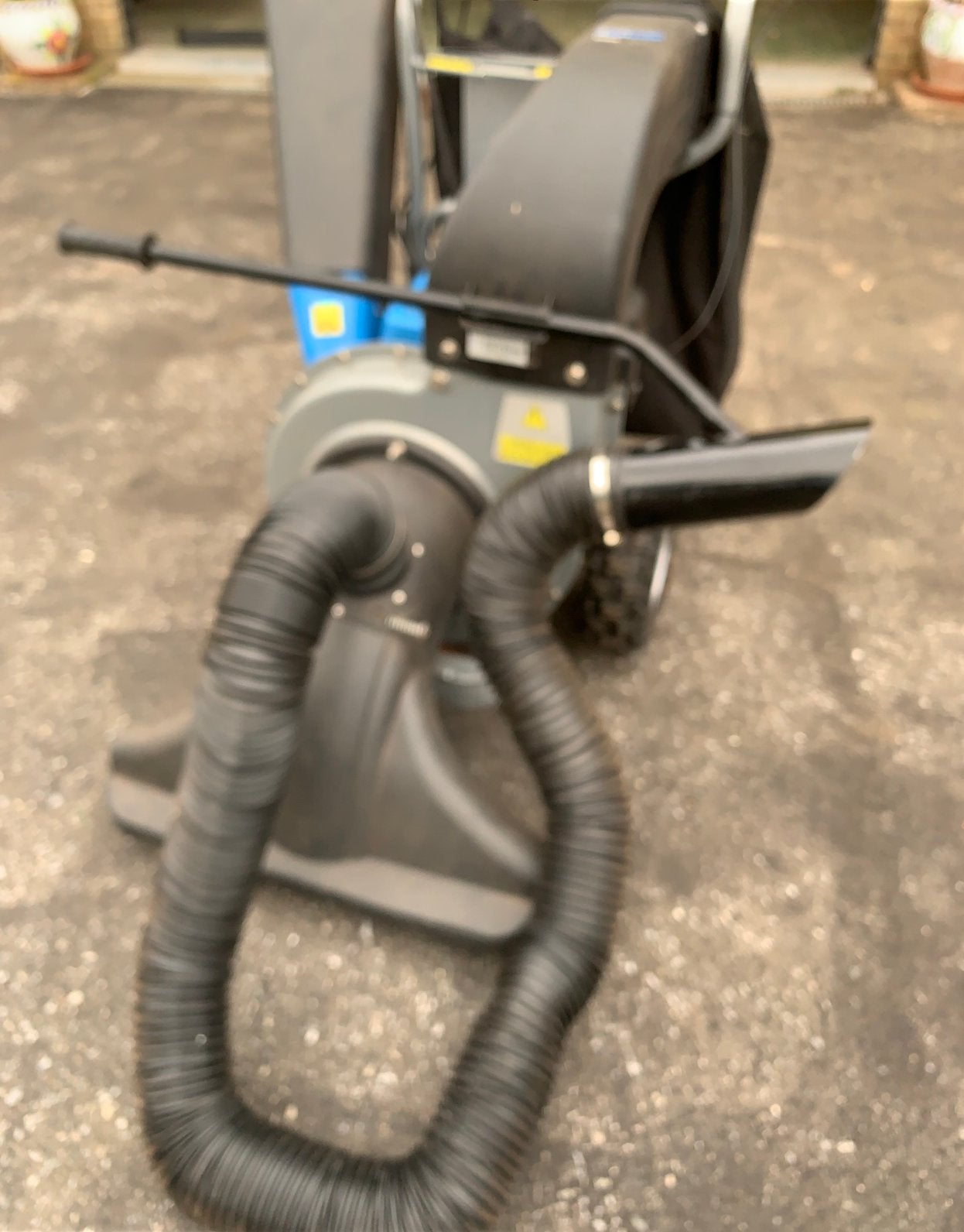 Aspirateur à feuilles Gude 6,5 CV avec déchiqueteuse, Enlèvement, Comme neuf