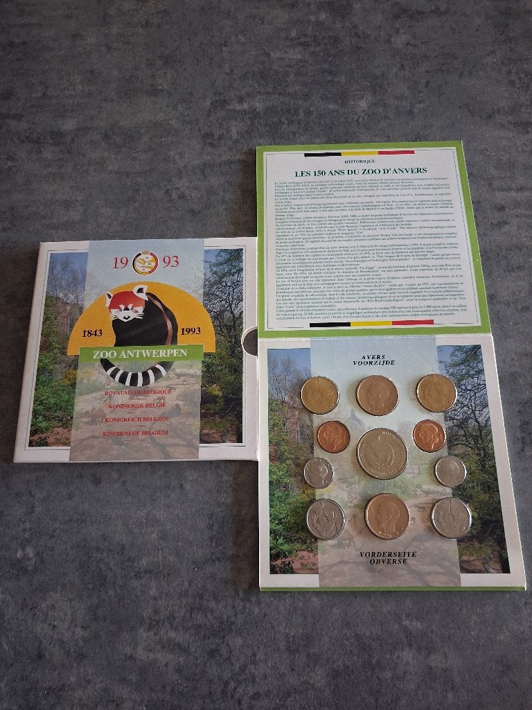 Set FDC België 1993, Postzegels en Munten, Penningen en Medailles, Ophalen