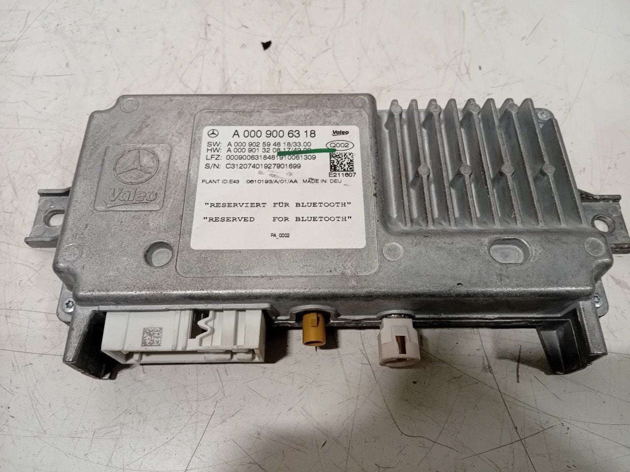 Bluetooth control module Mercedes-Benz CLA, Enlèvement ou Envoi, Van der Ven Autorecycling B.V., Onderdelen@venauto.nl, Ettenseweg 76, 4706 PB Roosendaal, The Netherlands