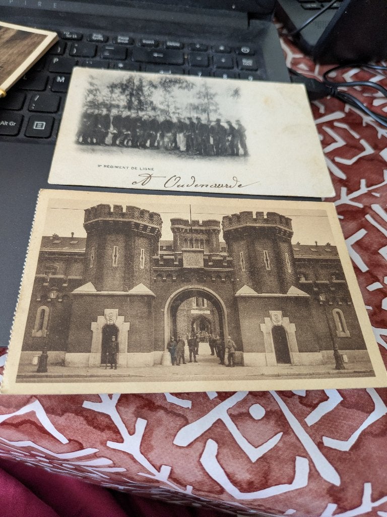9 Linieregiment - klein kasteeltje, Ophalen of Verzenden, Landmacht, Foto of Poster