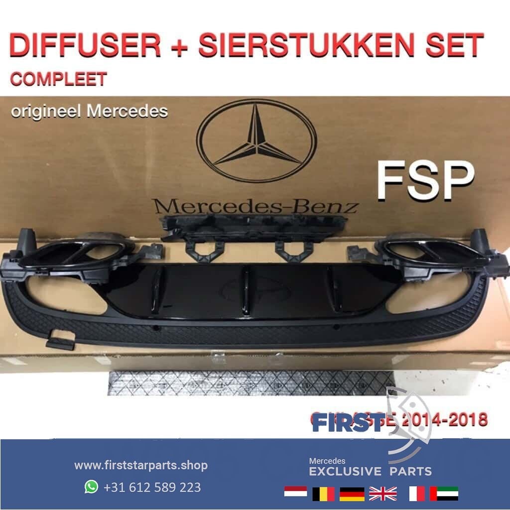 W205 S205 C43 AMG DIFFUSER + UITLAAT SIERSTUKKEN SET COMPLEE, Utilisé, -, -, Enlèvement ou Envoi