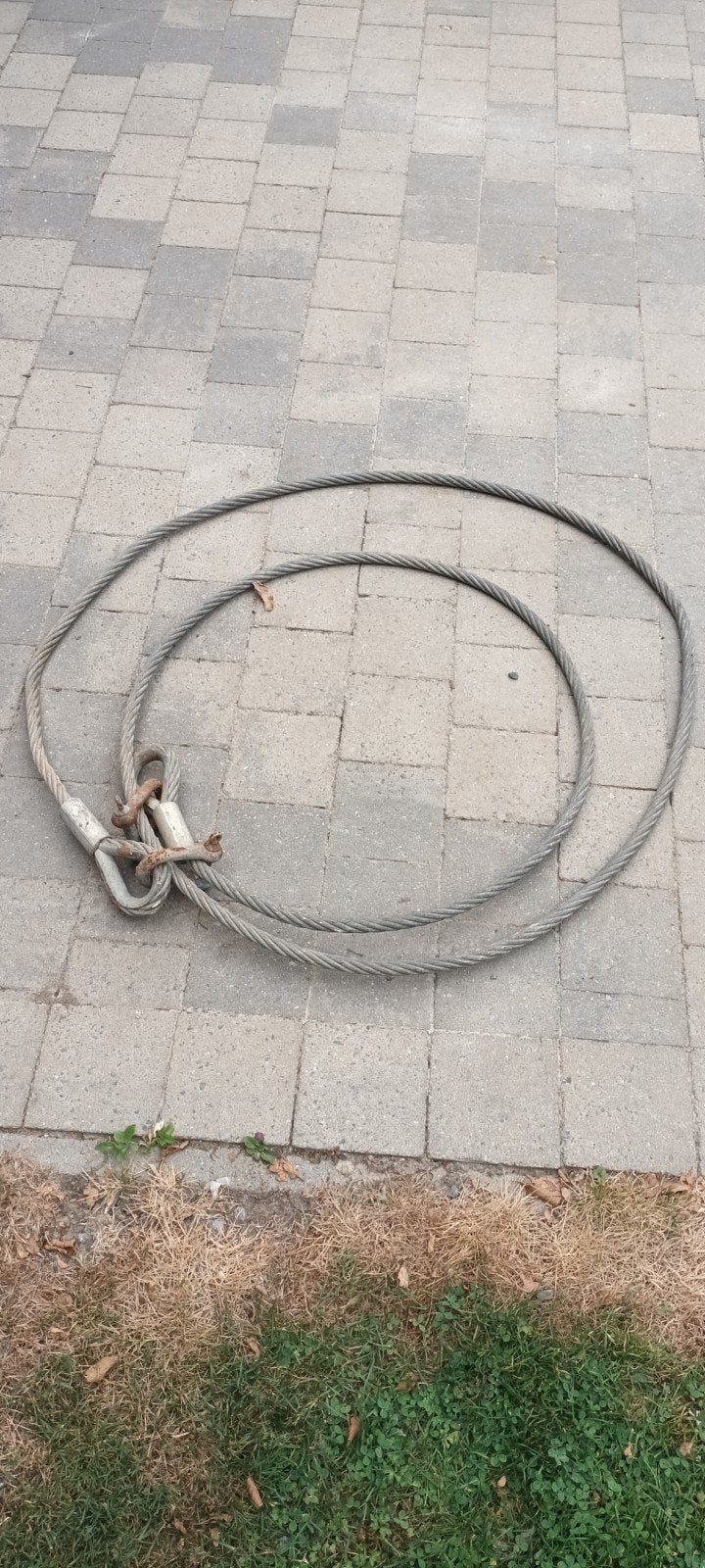 stalen kabel 16 mm 5 meter, Ophalen, Gebruikt