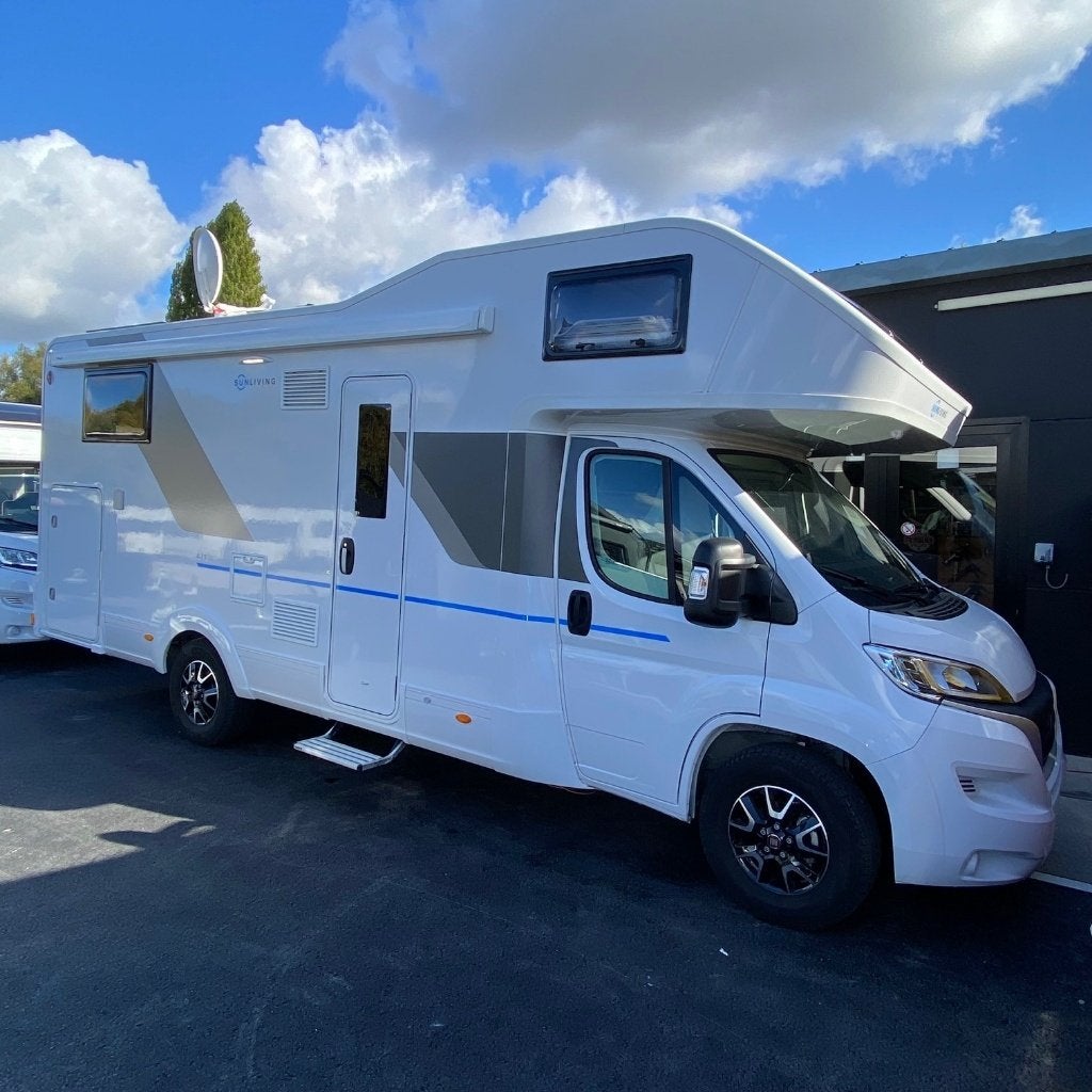 Sun Living A 75 SL (2024) - BJMTech Loisirs, Caméra de recul, Fiat, Fietsendrager, Bedrijf