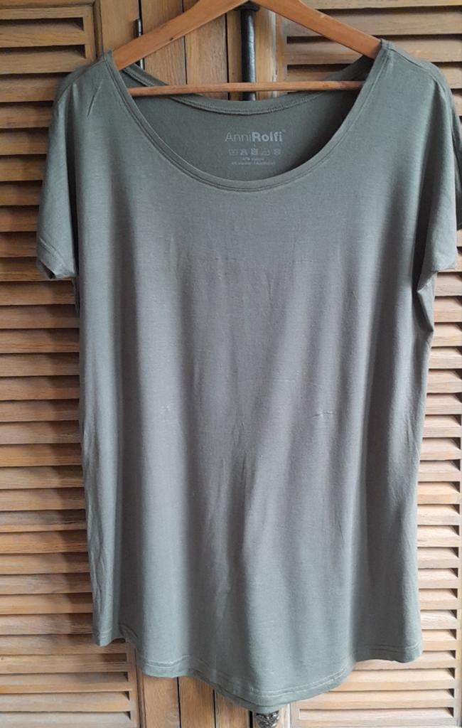 Stretch T-shirt large Anne Rolfie., Kleding | Dames, T-shirts, Maat 42/44 (L), Ophalen of Verzenden, Zo goed als nieuw, Anne Rolfie