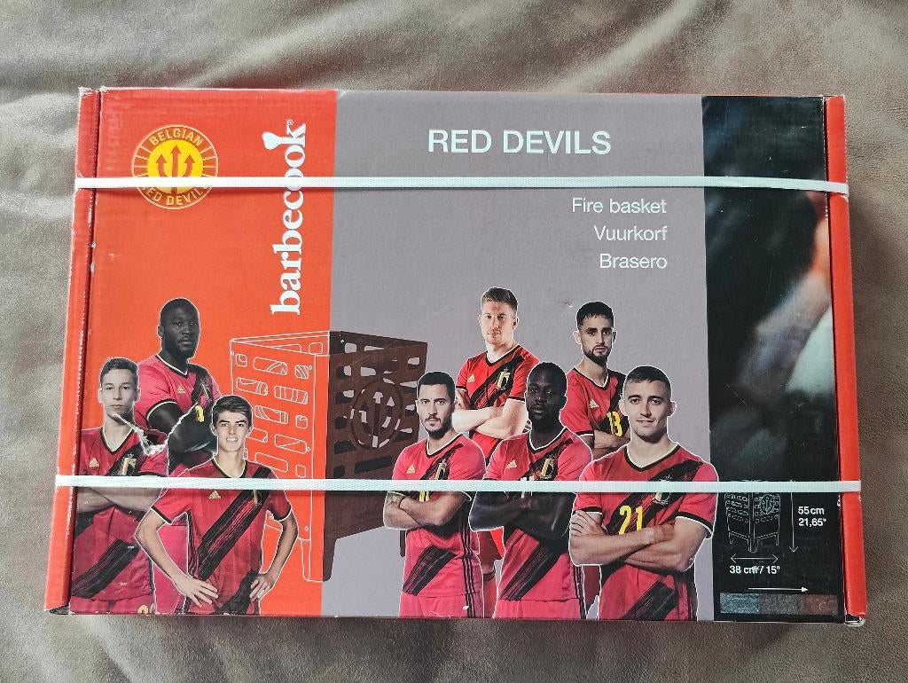 Barbecook Red Devils - Vuurkorf - Cortenstaal - 38x38x55cm, Tuin en Terras, Ophalen of Verzenden, Nieuw, Vuurkorf
