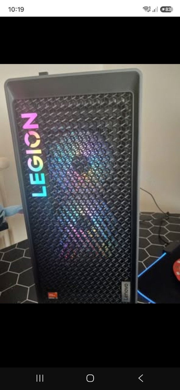 pc gaming lenovo legion, Informatique & Logiciels, 4 Ghz ou plus, Enlèvement, AMD Ryzen 7, Gaming