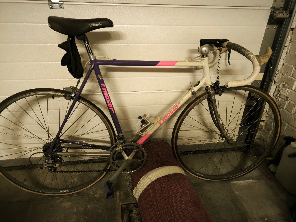 Vélo de course vintage F. Moser, Vélos & Vélomoteurs, Vélos | Vélos de course, Enlèvement, Utilisé, Hommes, Autres marques