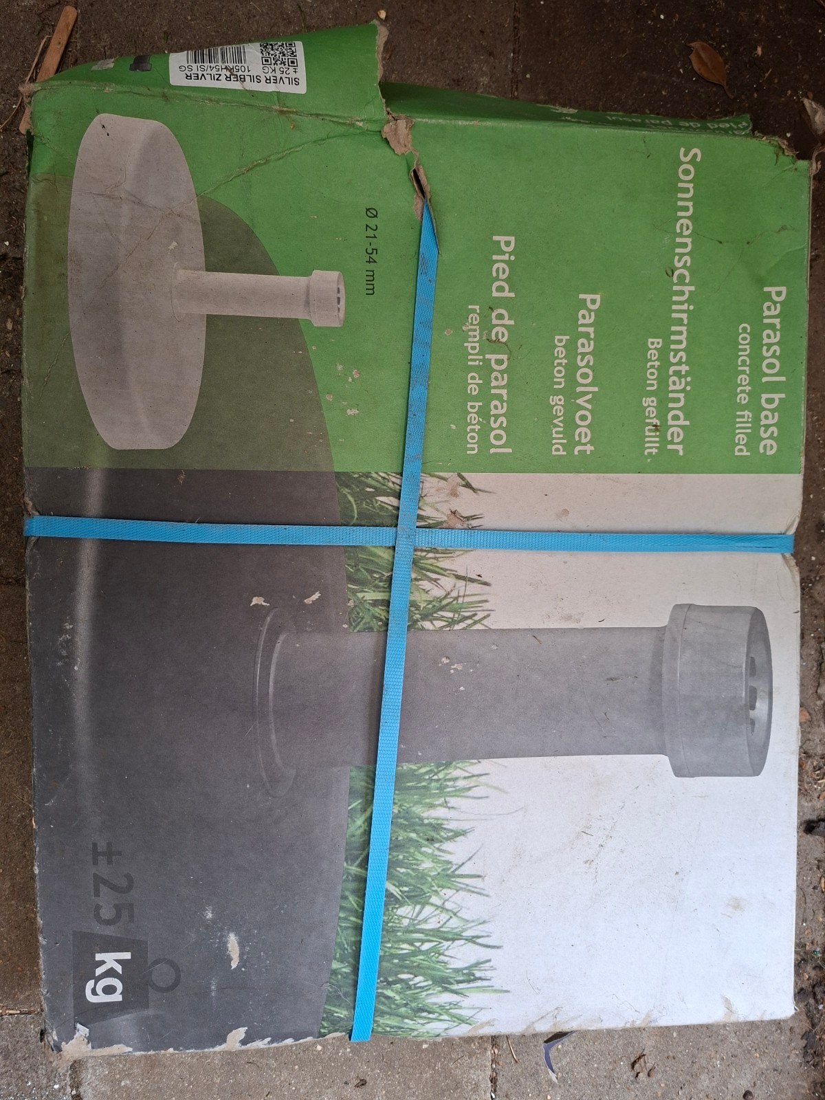 Parasol voet, Tuin en Terras, Ophalen, Nieuw