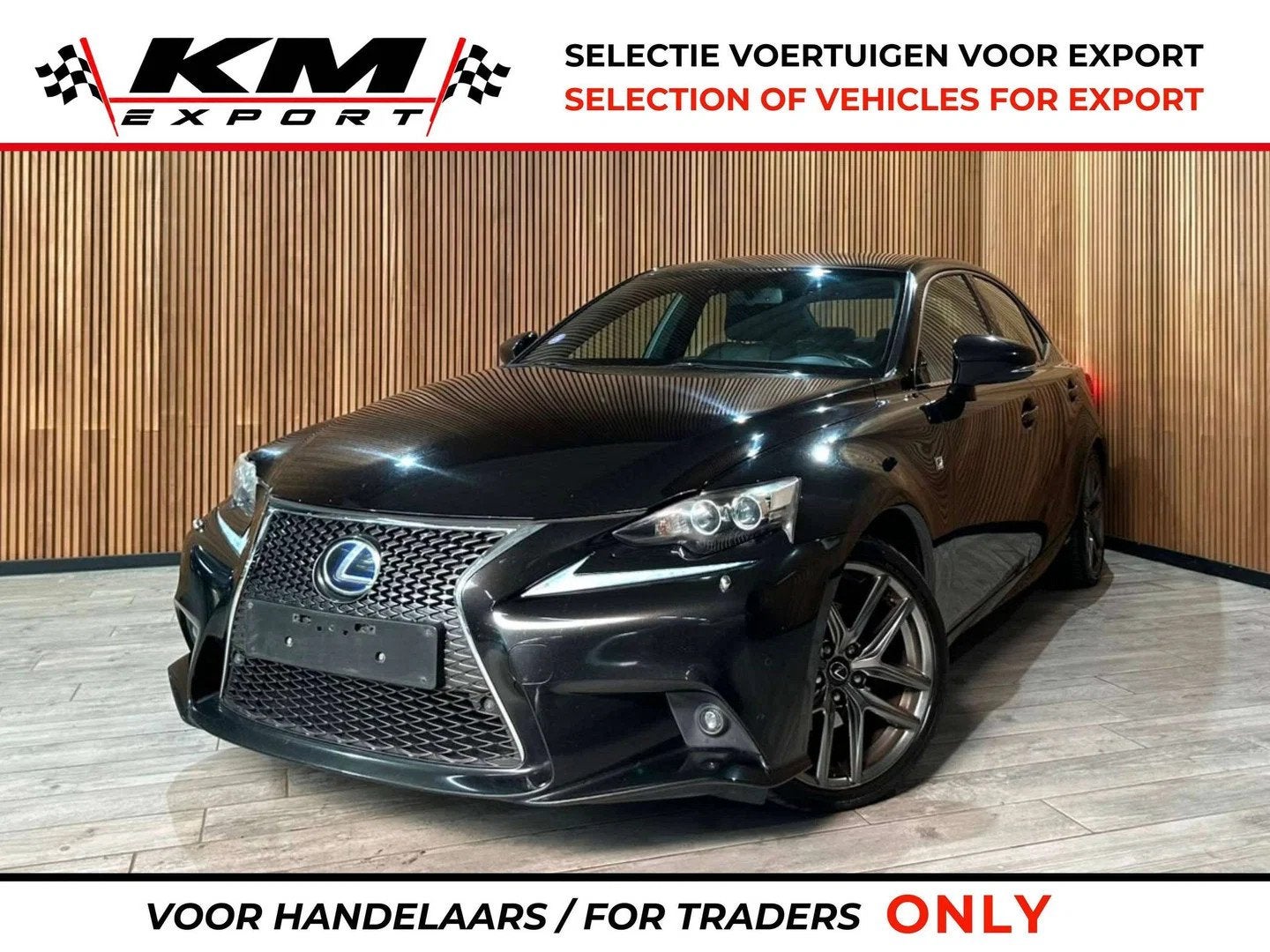 Lexus IS 300 h 2.5i F-Sport E-CVT Led/Leder/Keyless-go/Cam/P, Auto's, Automaat, Parkeersensor, Gebruikt, Zwart