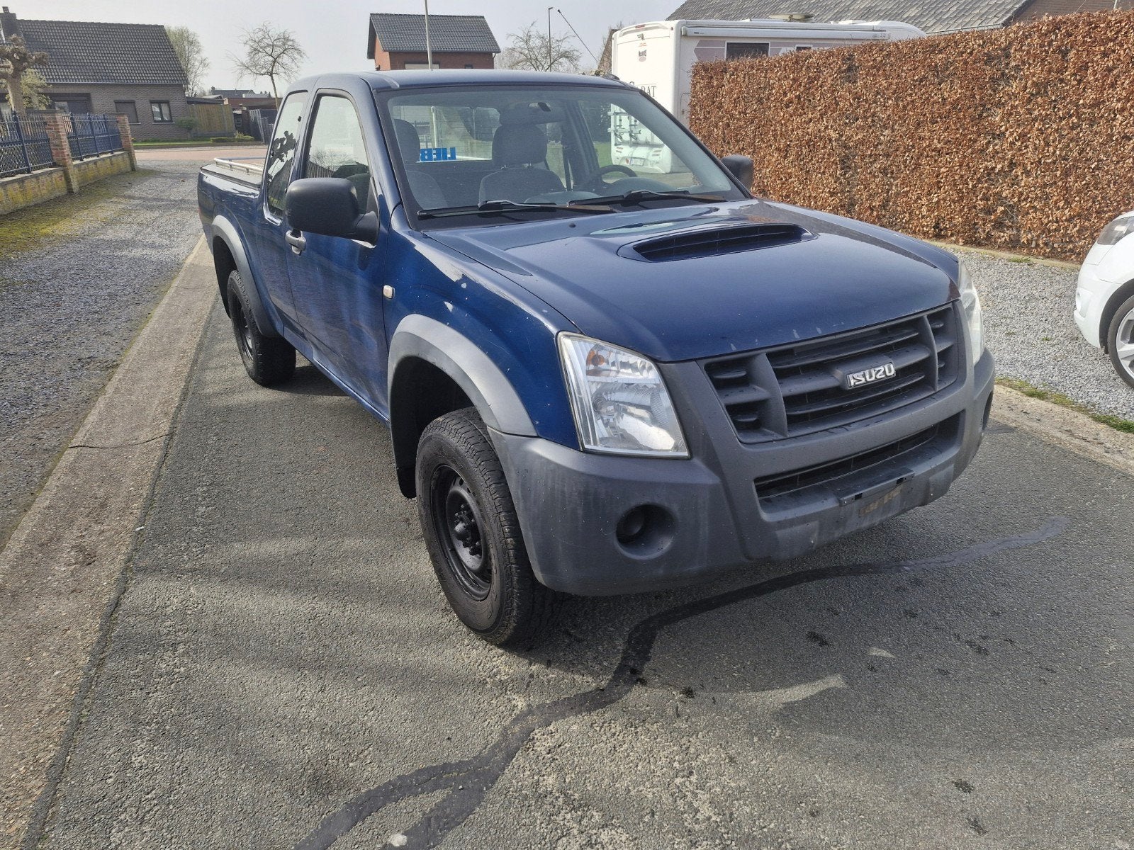 ISUZU D MAX 2.5D 4WD PICKUP 4 ZITS AIRCO 2008 EXPORT NL, Auto's, 4 zetels, Stof, 110 kW, 4 cilinders