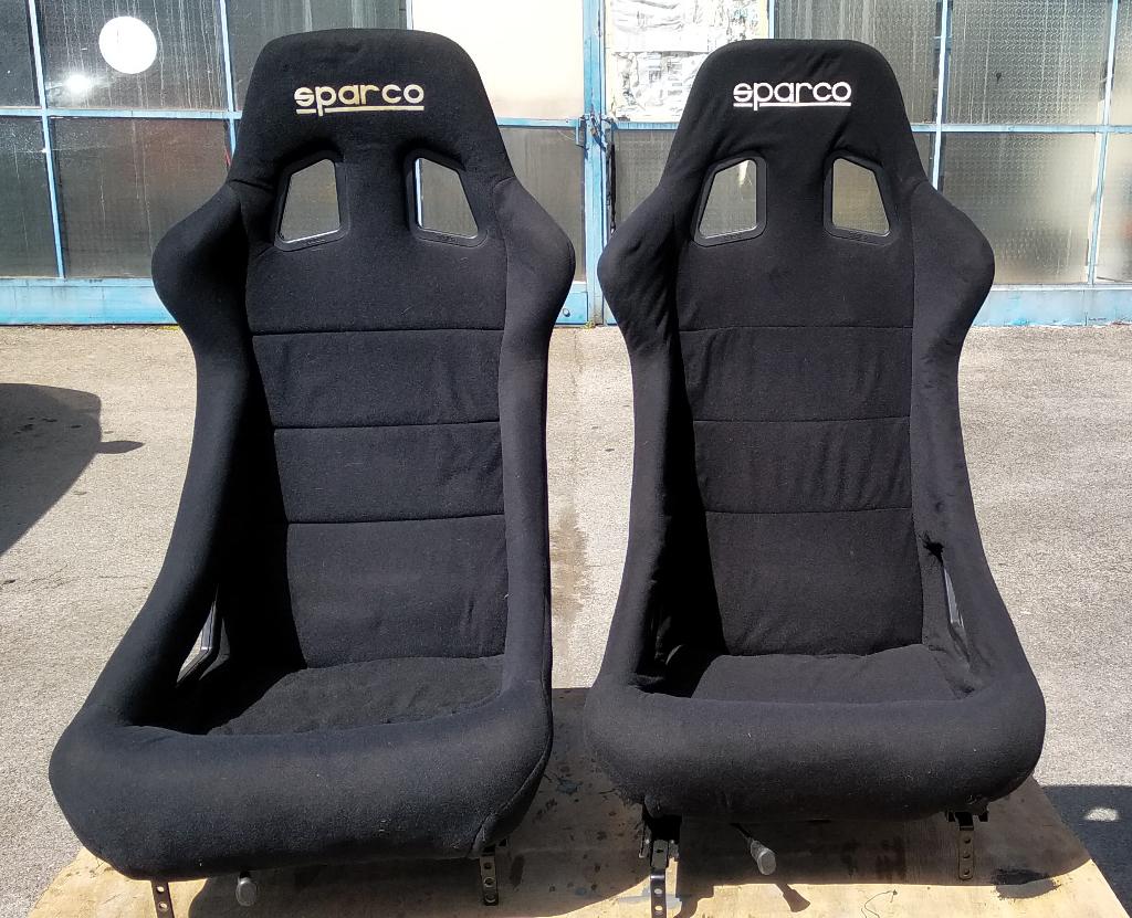 Sièges baquet Sparco + glissières, Enlèvement, Utilisé
