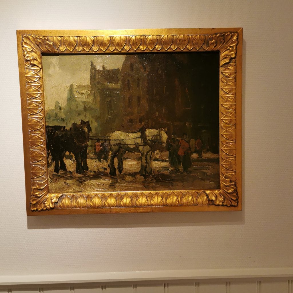 George Hendrik Breitner, Nederlandse school, Doek, Bijzondere lijst, Ophalen of Verzenden