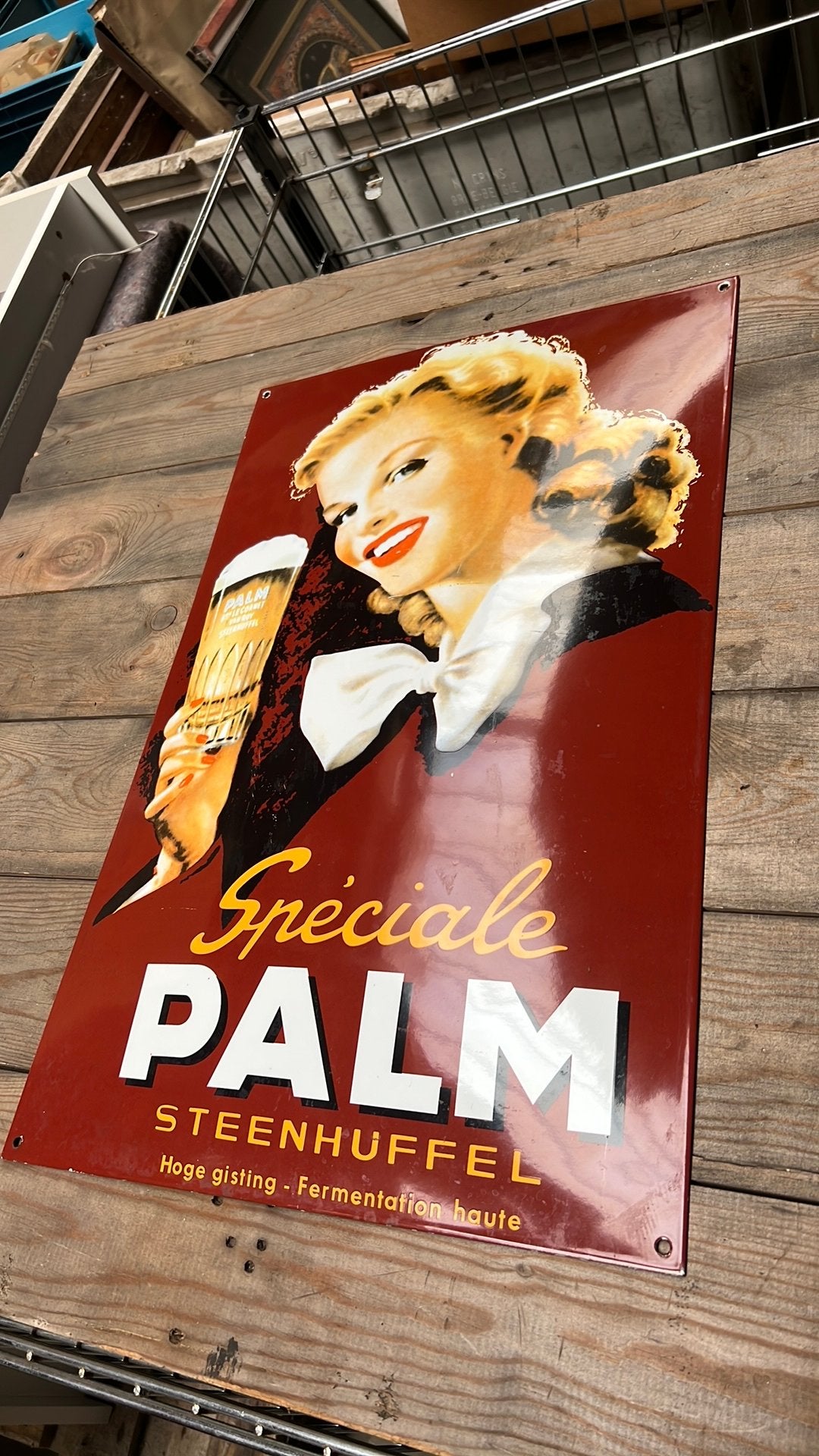 Assiette émaillée Palm Bombée, Enlèvement ou Envoi, Comme neuf