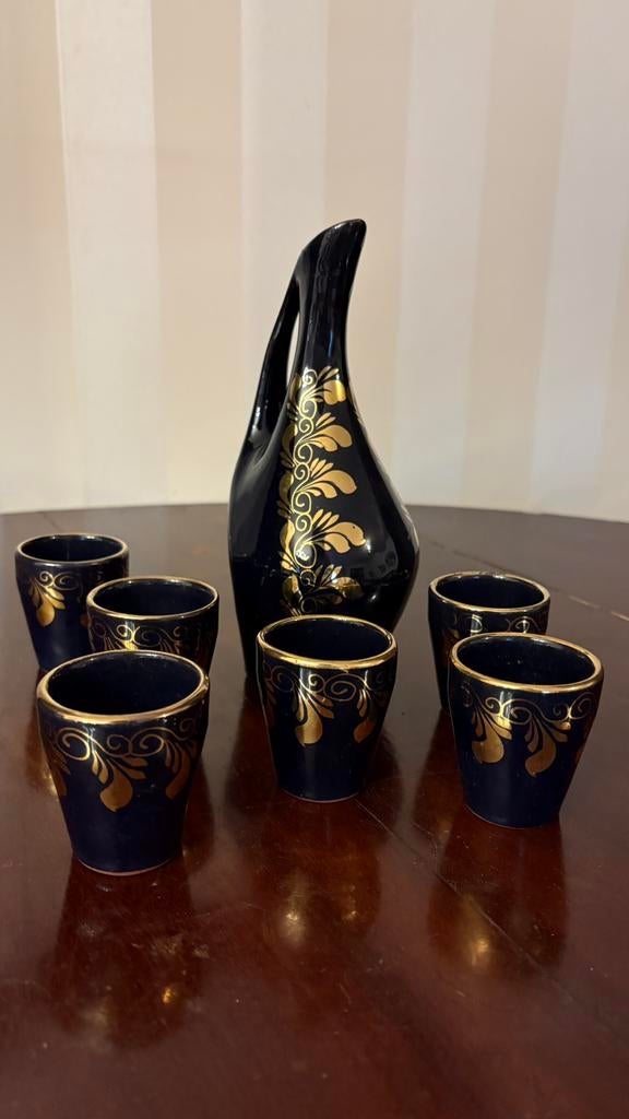 Limoges blauw porselein, Antiek en Kunst, Antiek | Vazen, Ophalen
