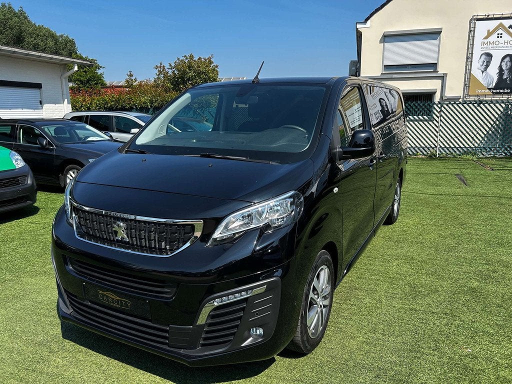 Peugeot Expert 2.0 HDI 177 PK DUBBEL CABINE 5 PL  AUTOMA, Stof, Gebruikt, 4 cilinders, Zwart