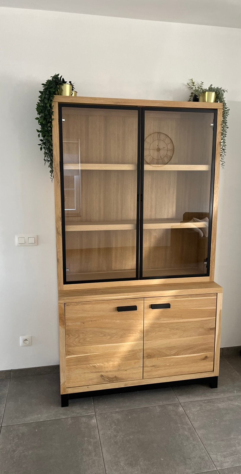 Meubelset woonkamer, Ophalen, Zo goed als nieuw, Glas