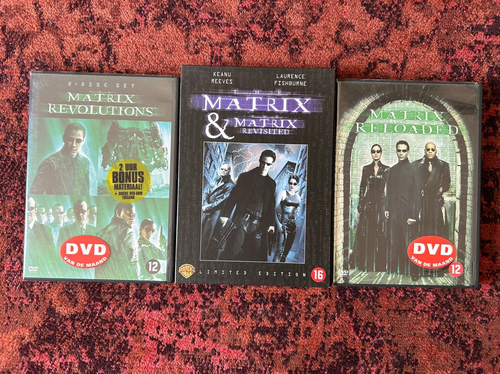 The Matrix DVD 3 films, Ophalen, Zo goed als nieuw