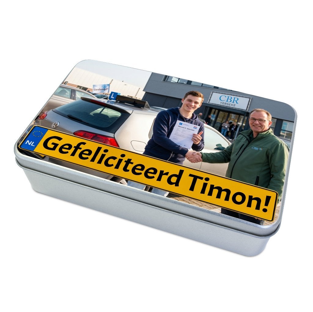 Cadeautje voor diploma - geslaagd voor rijbewijs, Enlèvement ou Envoi